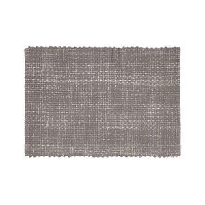 Crate&Barrel Della Grey Cotton Flat Weave Rug 
Size 2'x3'